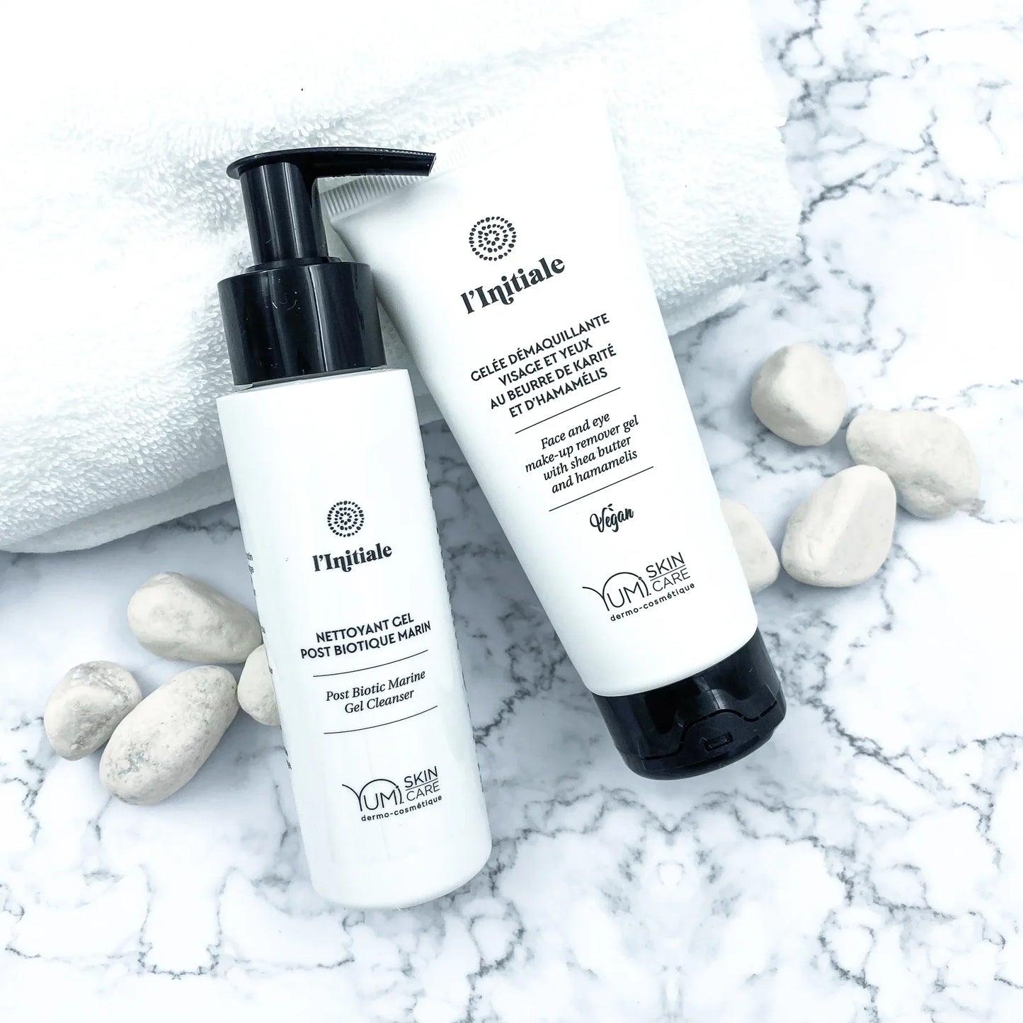 Gel limpiador con ingredientes activos marinos