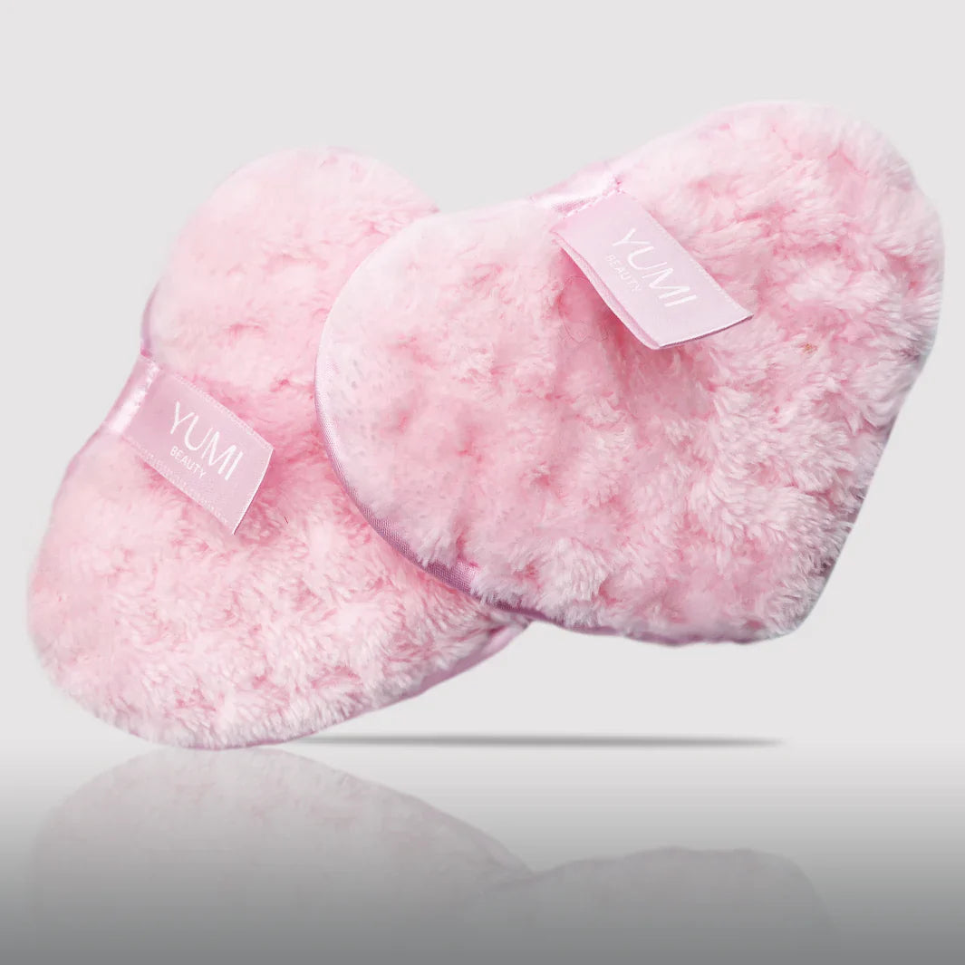 Esponjas desmaquillantes en forma de corazón