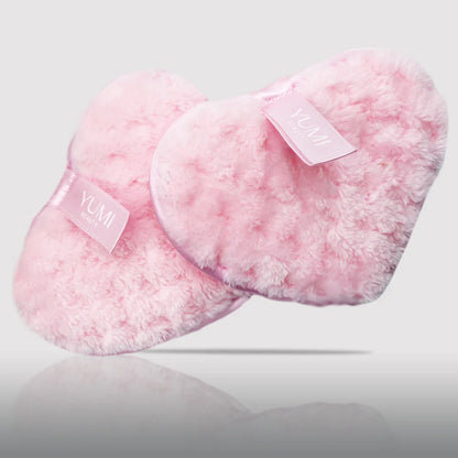 Esponjas desmaquillantes en forma de corazón