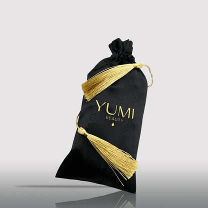 Bolso pequeño de satén, color negro