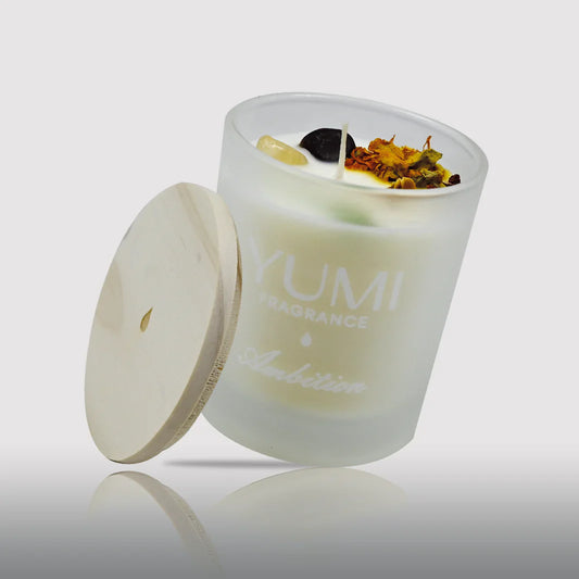 Vela perfumada "Ambition", aroma a pera con polvo de azúcar