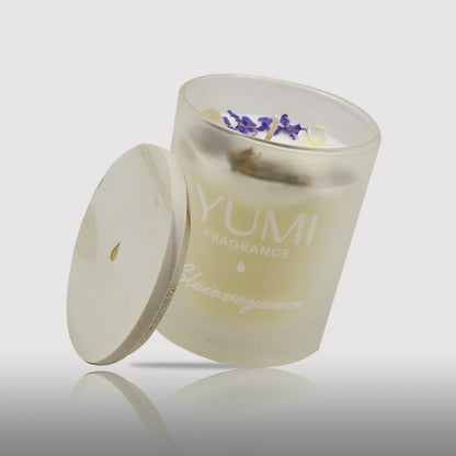 Vela perfumada "Clarividencia", fragancia de flor de algodón