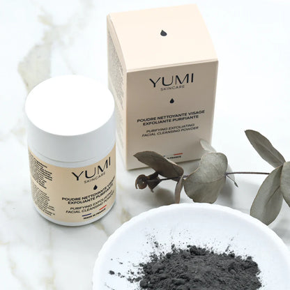 Polvo limpiador facial, exfoliante limpiador