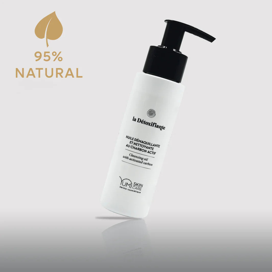 Aceite de limpieza con carbón activado
