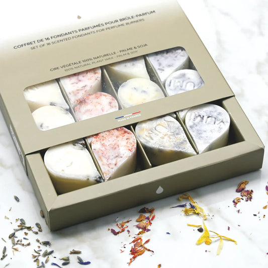 Juego de 16 pastillas de cera perfumadas