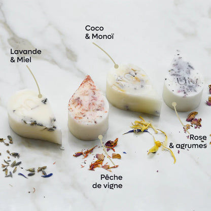 Juego de 16 pastillas de cera perfumadas