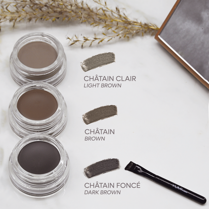 Crema para cejas teñida, marrón claro